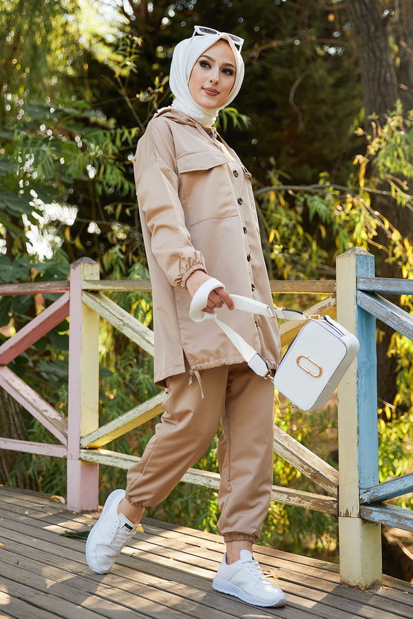 TUNIK PANTOLON Bej - 3711 BEJ