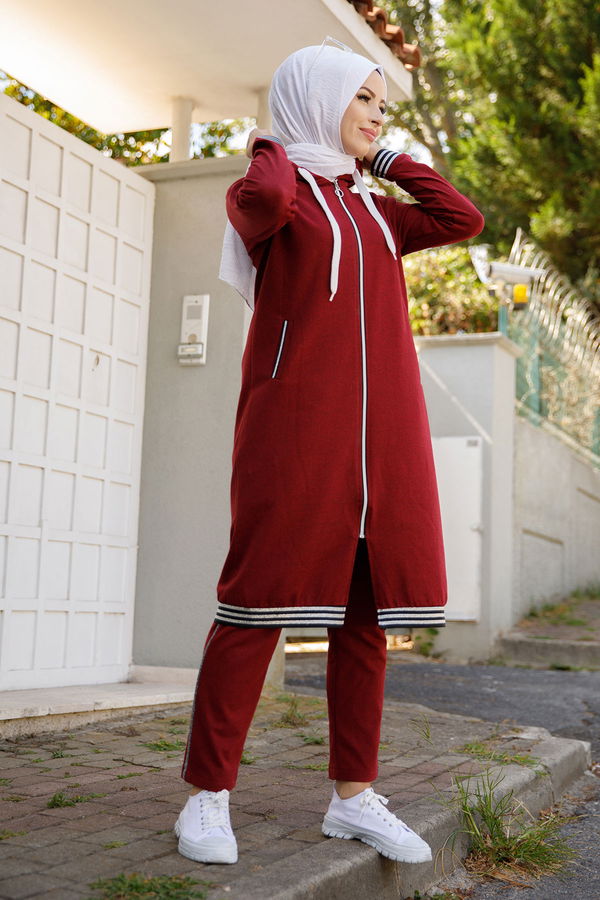 TUNIK PANTOLON Bordo - 3559 BORDO