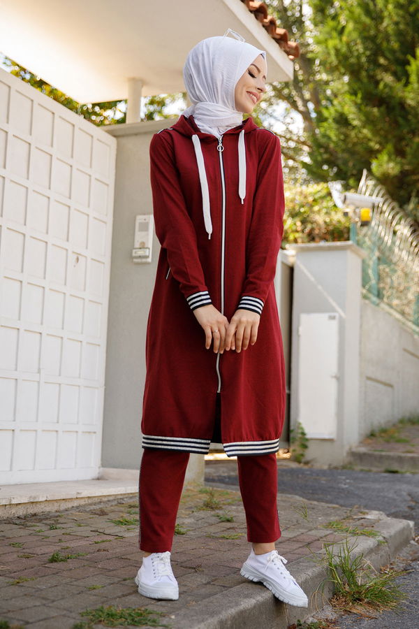 TUNIK PANTOLON Bordo - 3559 BORDO