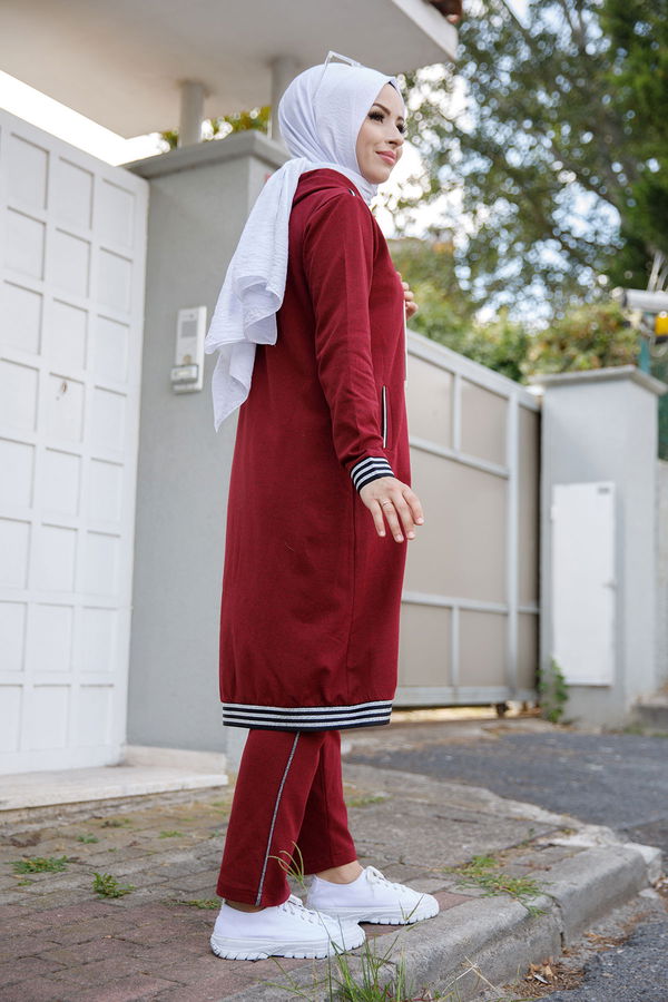 TUNIK PANTOLON Bordo - 3559 BORDO