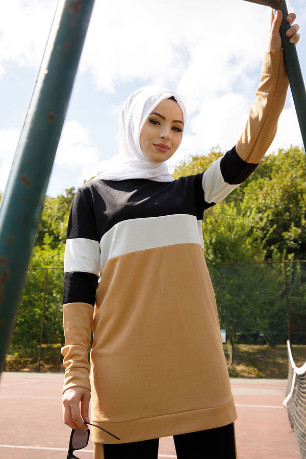 TUNIK PANTOLON Vizon - 6570 VİZON