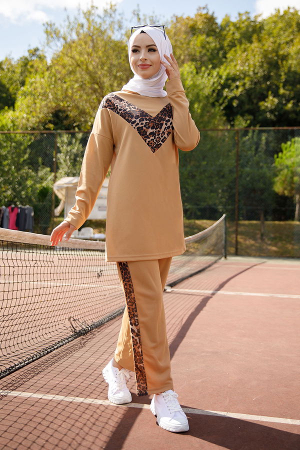 TUNIK PANTOLON Vizon - 6997 VİZON