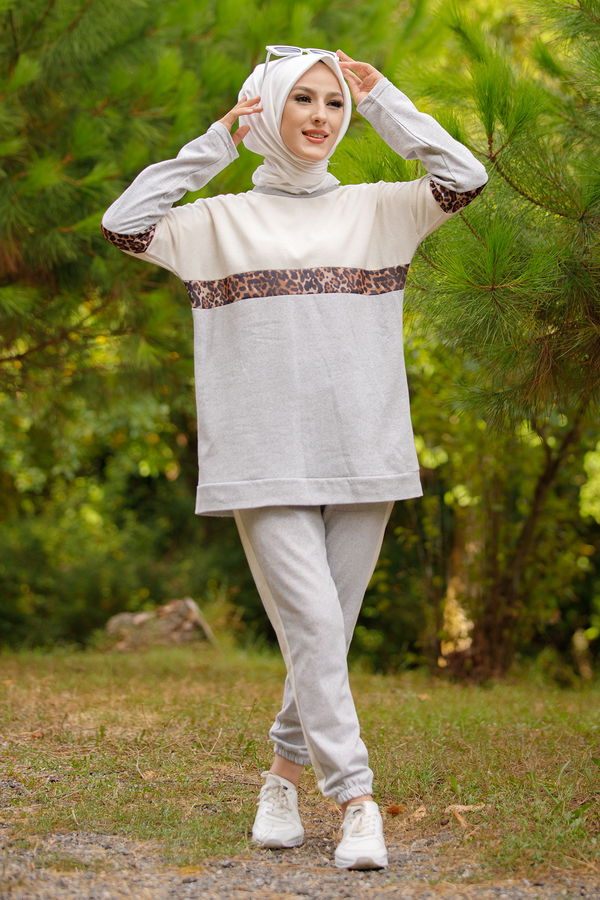 TUNIK PANTOLON Gri - 8828