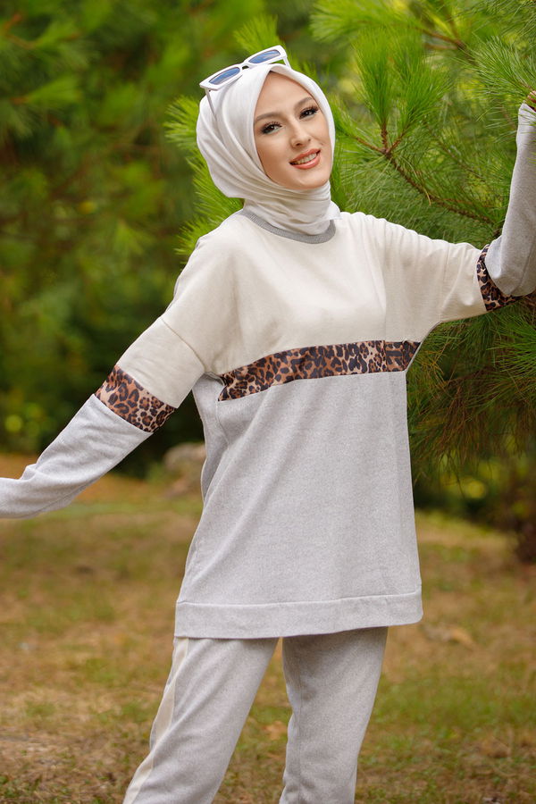 TUNIK PANTOLON Gri - 8828