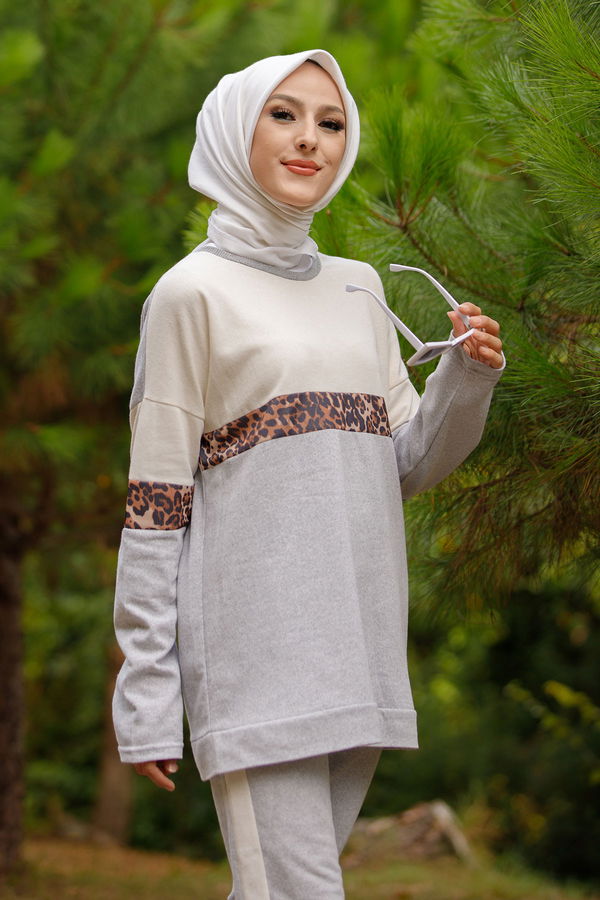 TUNIK PANTOLON Gri - 8828