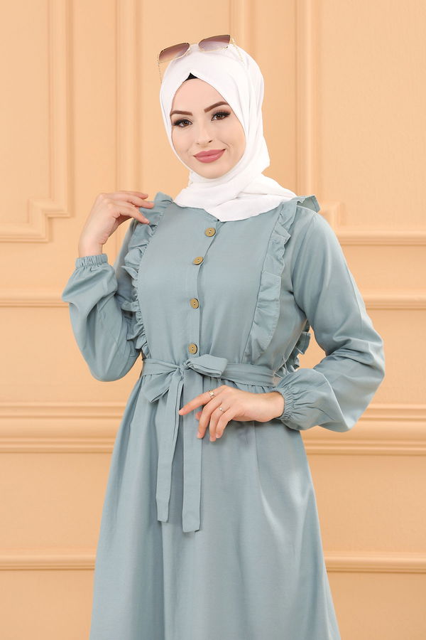 Elbise Yeşil - 3598