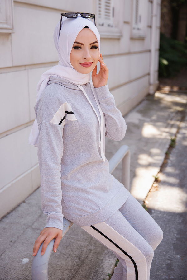 TUNIK PANTOLON Gri - 3094