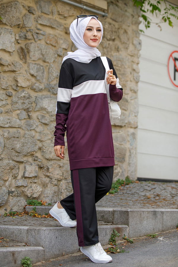 TUNIK PANTOLON Mor - 6570