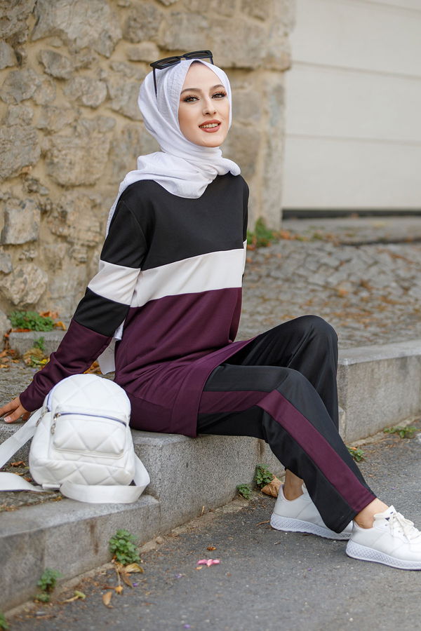 TUNIK PANTOLON Mor - 6570