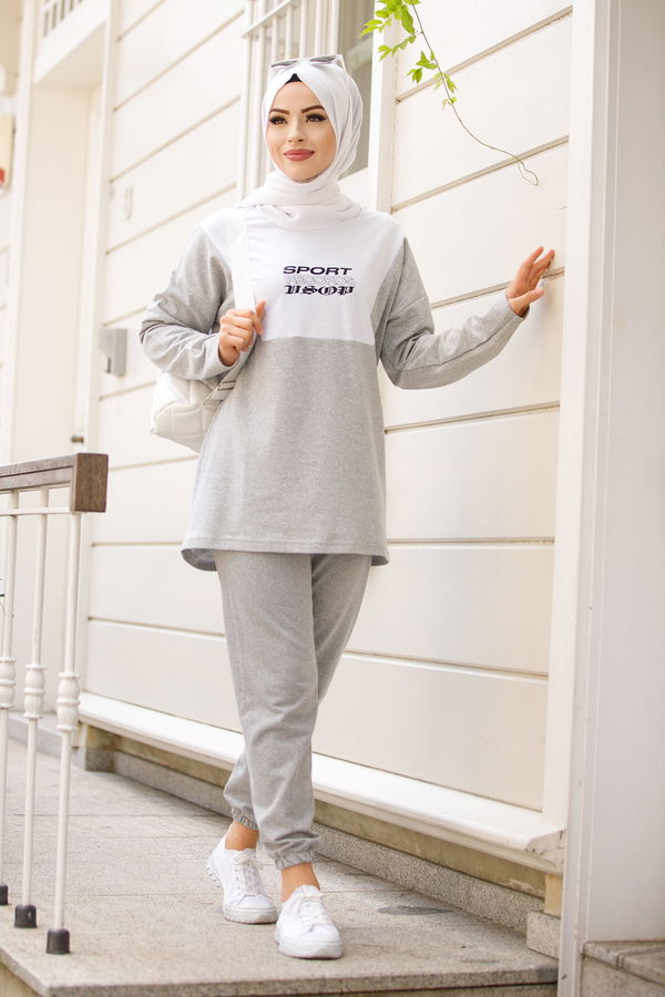 TUNIK PANTOLON Gri - 8736 GRİ