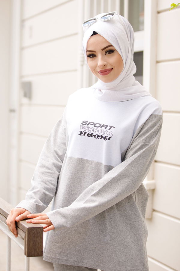 TUNIK PANTOLON Gri - 8736 GRİ