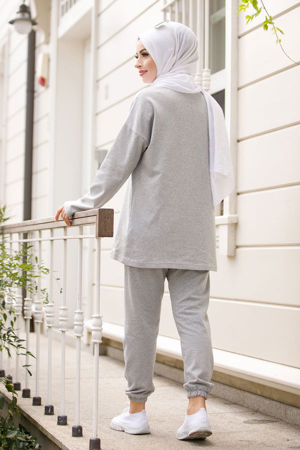 TUNIK PANTOLON Gri - 8736 GRİ