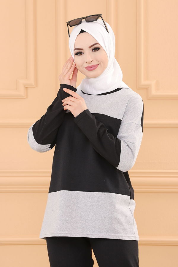 TUNIK PANTOLON Siyah - 8729 SİYAH