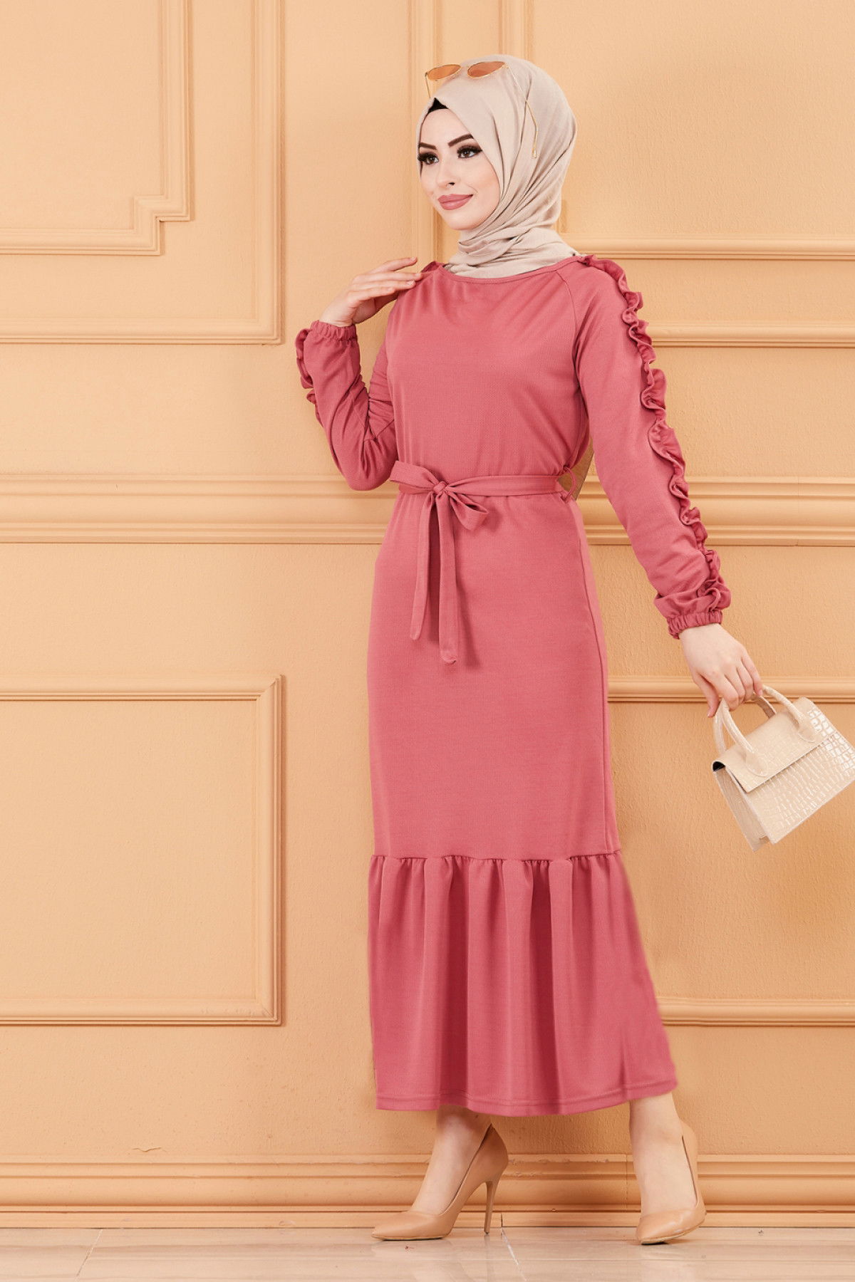 ELBISE Pembe - 3639 PEMBE
