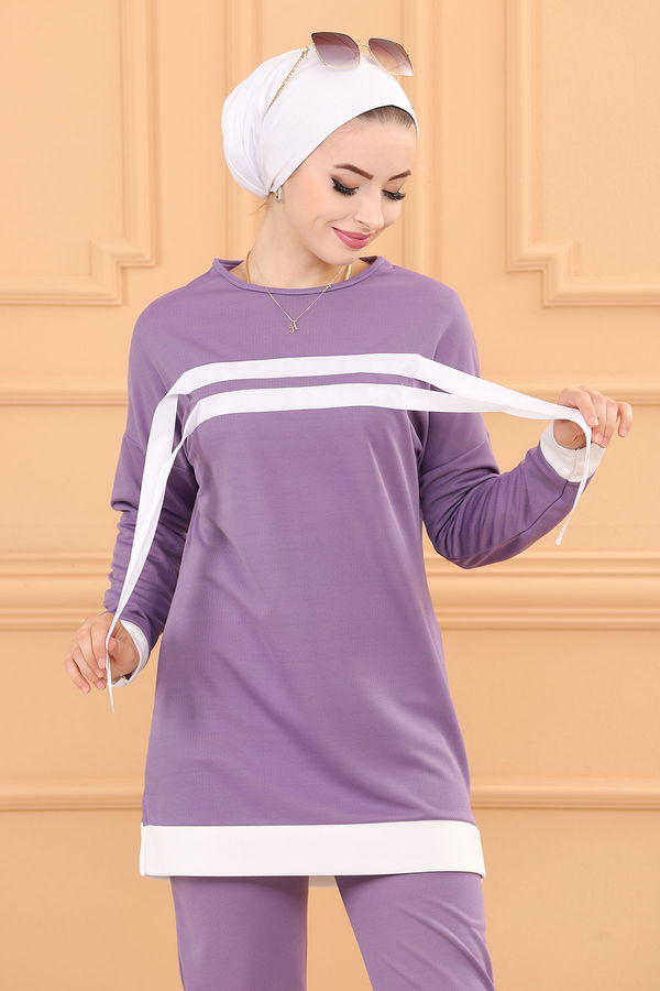 TUNIK PANTOLON Lila - 3245 LİLA