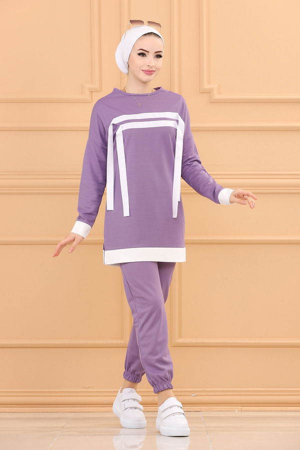 TUNIK PANTOLON Lila - 3245 LİLA