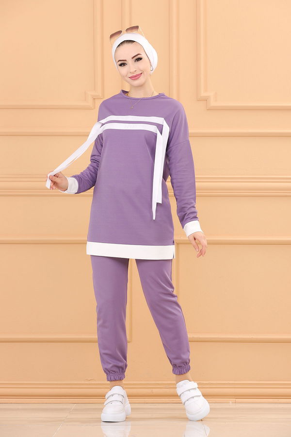 TUNIK PANTOLON Lila - 3245 LİLA