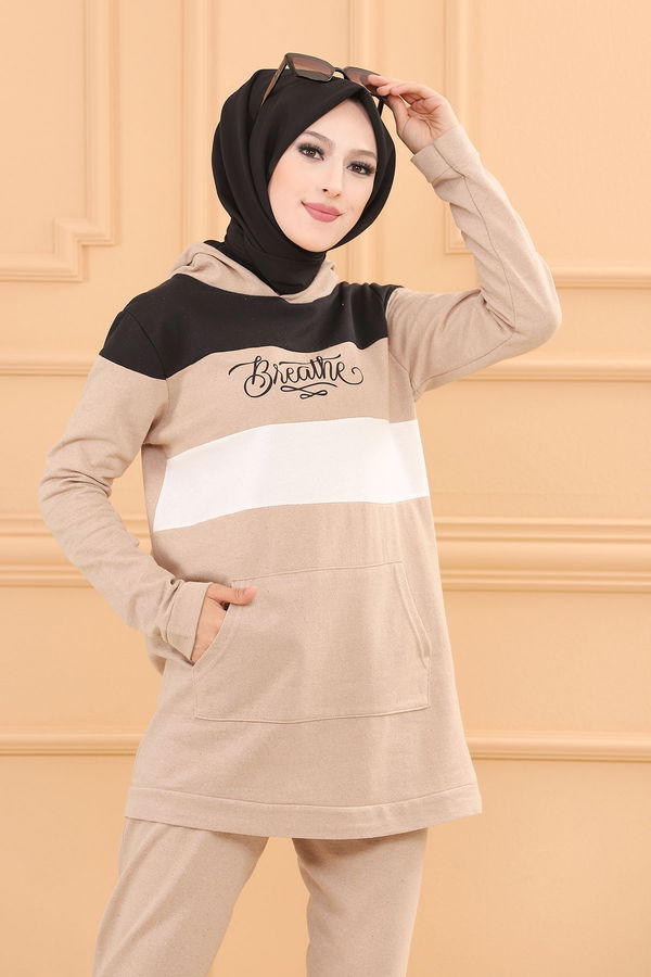 Tunık Pantolon BEJ - 2813 Bej - 2813 BEJ