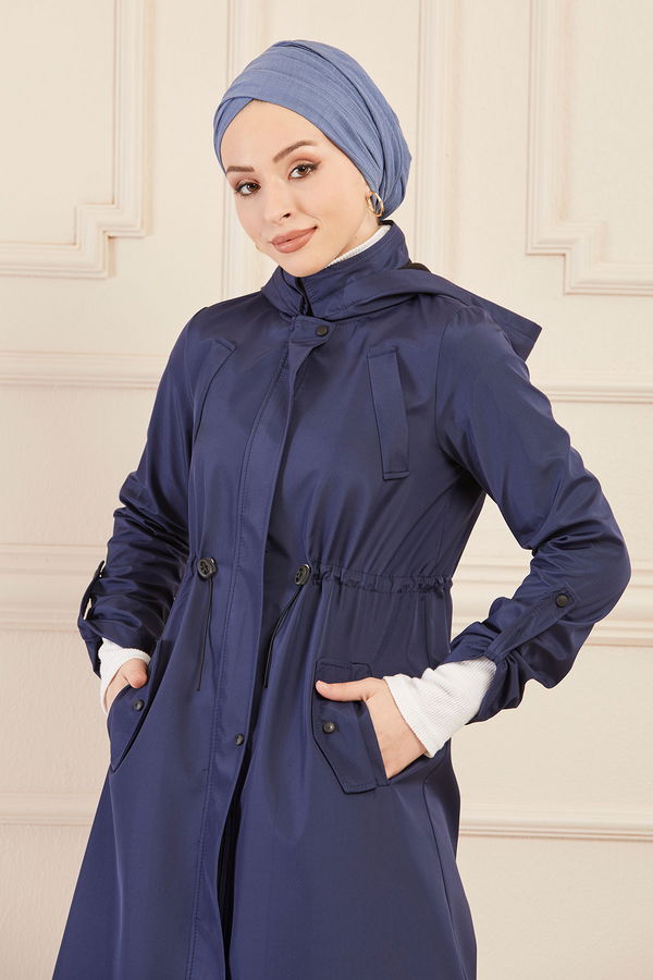 Kapsonlu Trenc LACIVERT - 20713 Lacivert - 20713 LACİVERT