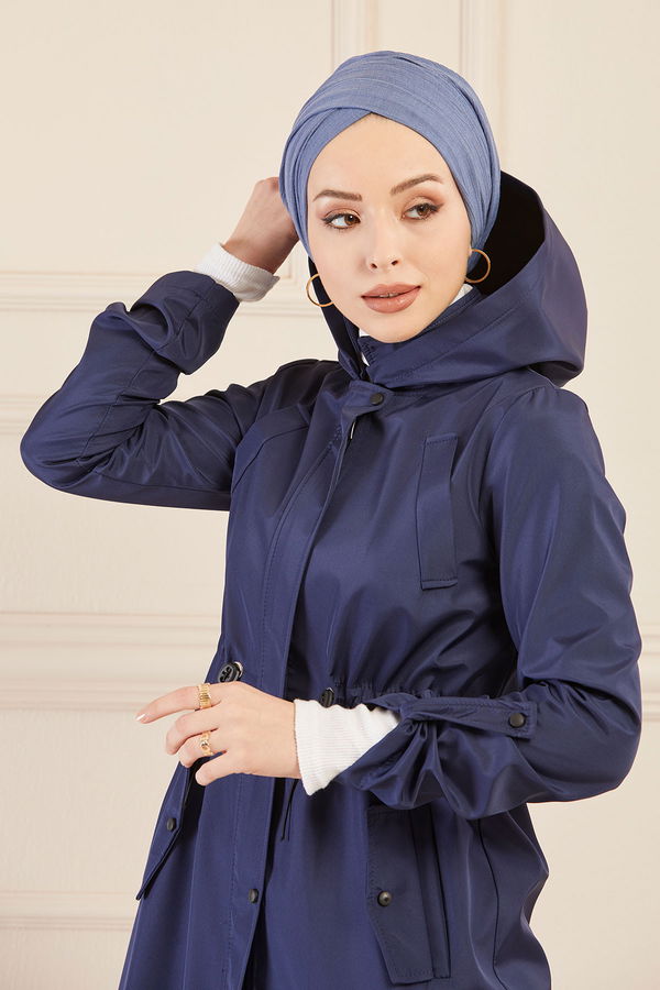 Kapsonlu Trenc LACIVERT - 20713 Lacivert - 20713 LACİVERT
