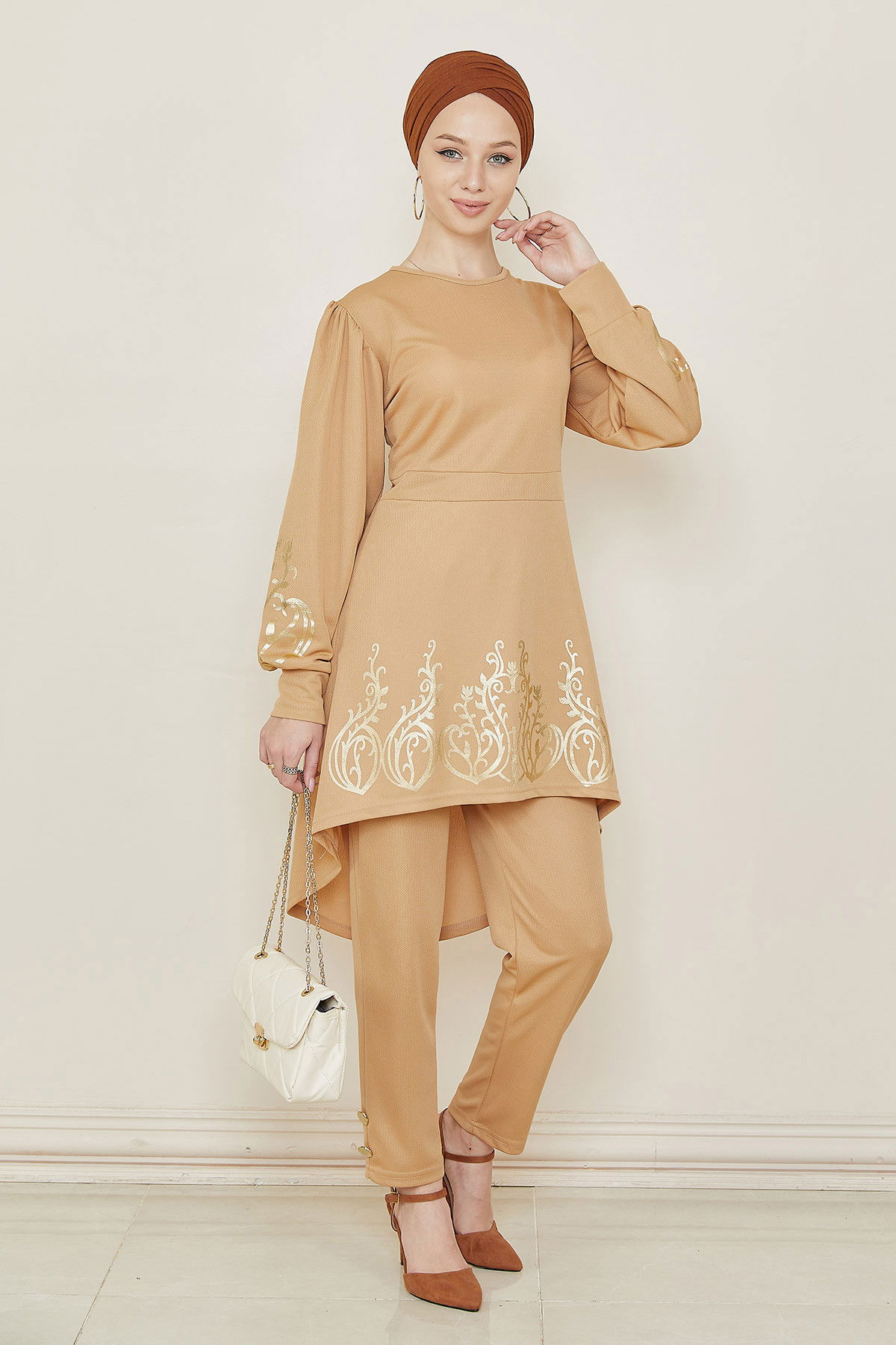 TUNIK PANTOLON Vizon - 3644