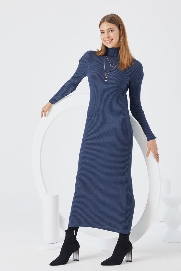Elbise Lacivert - 20868 LACİVERT