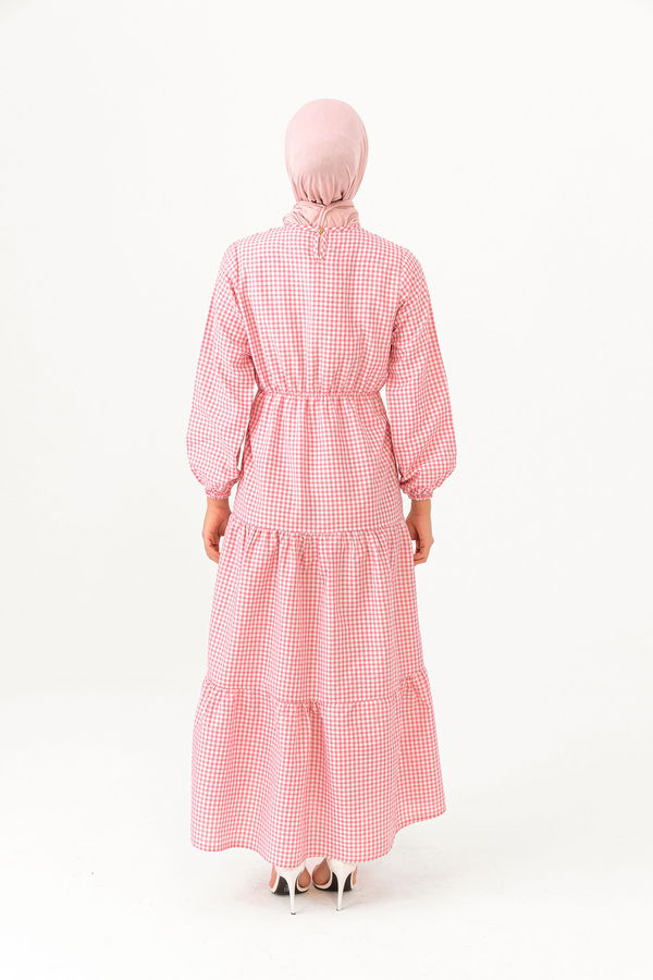 EKOSELI ELBISE Pembe - 3731