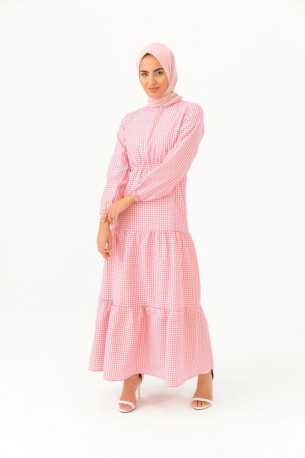 EKOSELI ELBISE Pembe - 3731