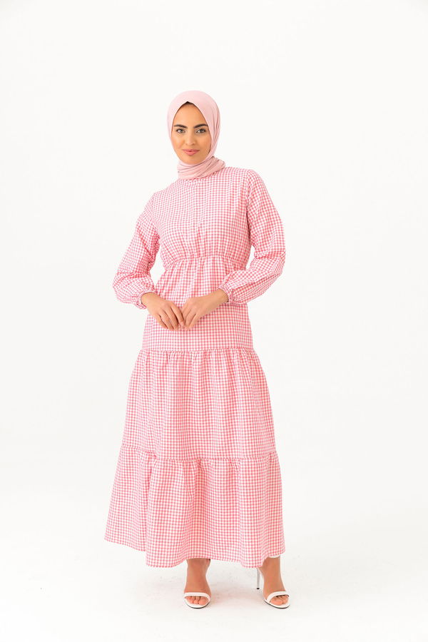 EKOSELI ELBISE Pembe - 3731