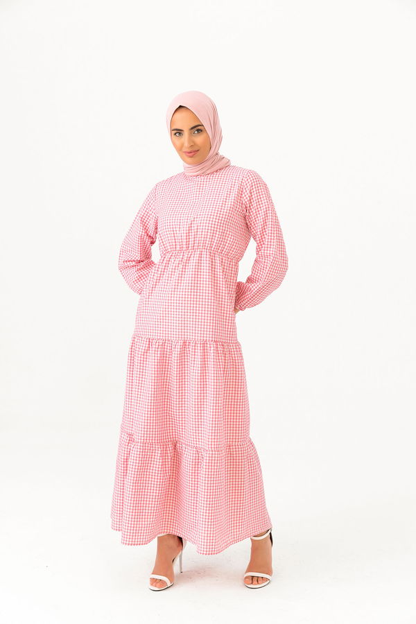 EKOSELI ELBISE Pembe - 3731