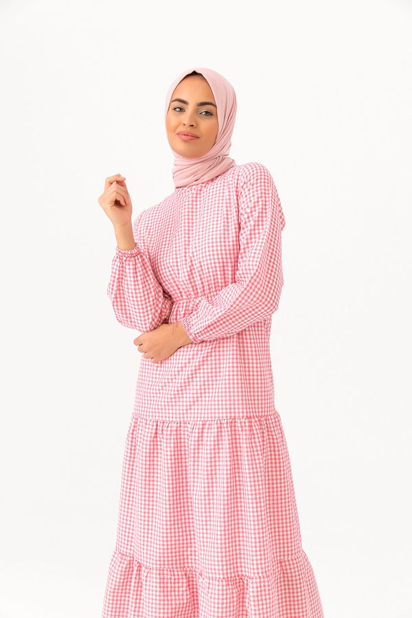 EKOSELI ELBISE Pembe - 3731