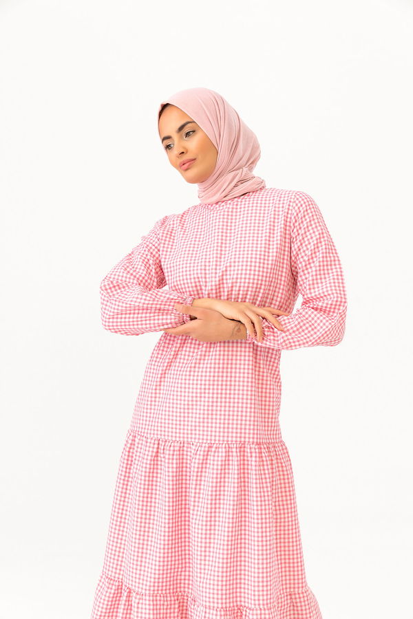EKOSELI ELBISE Pembe - 3731