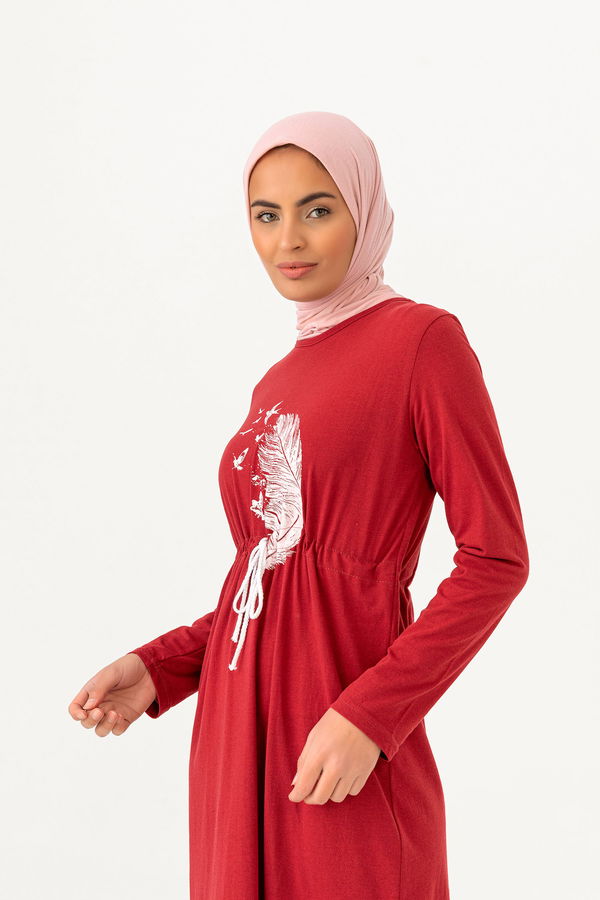 ELBISE Bordo - 3536