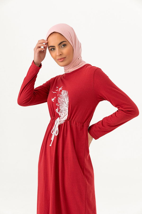ELBISE Bordo - 3536