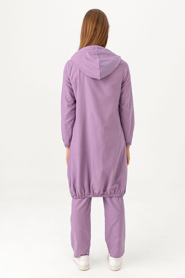 Tunık Pantolon Mor - 3574