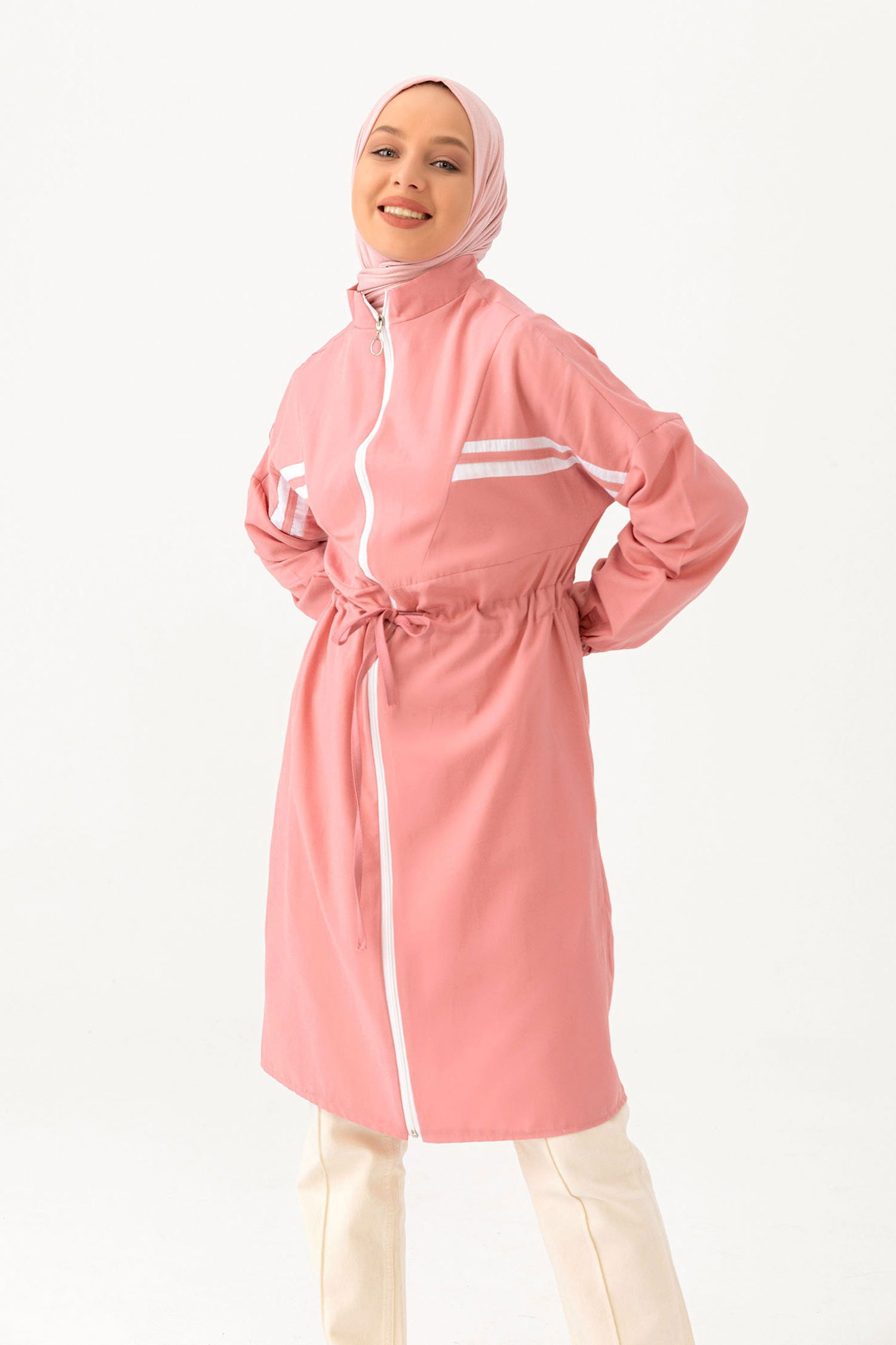 Fermuarlı Kap PUDRA - 3064 Pembe - 3064 PEMBE