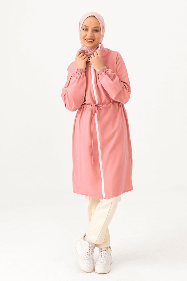 Fermuarlı Kap PUDRA - 3064 Pembe - 3064 PEMBE