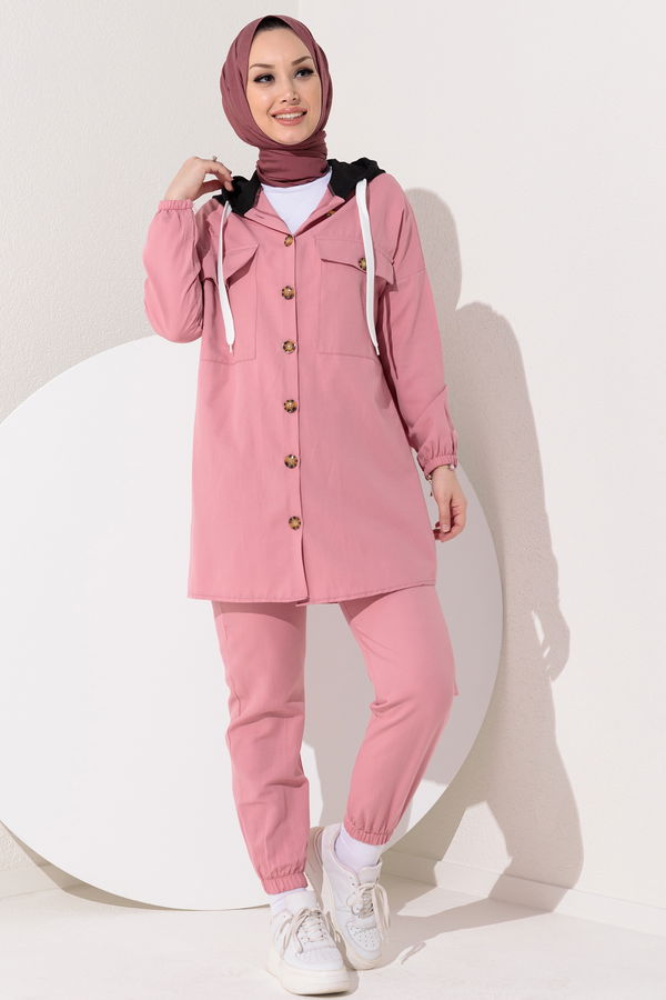Tunık Pantolon Pembe - 3535 PEMBE
