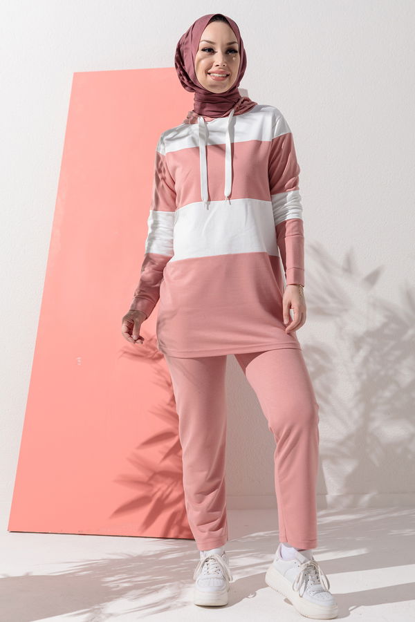 Tunik Pantolon Pembe - 3935 PEMBE