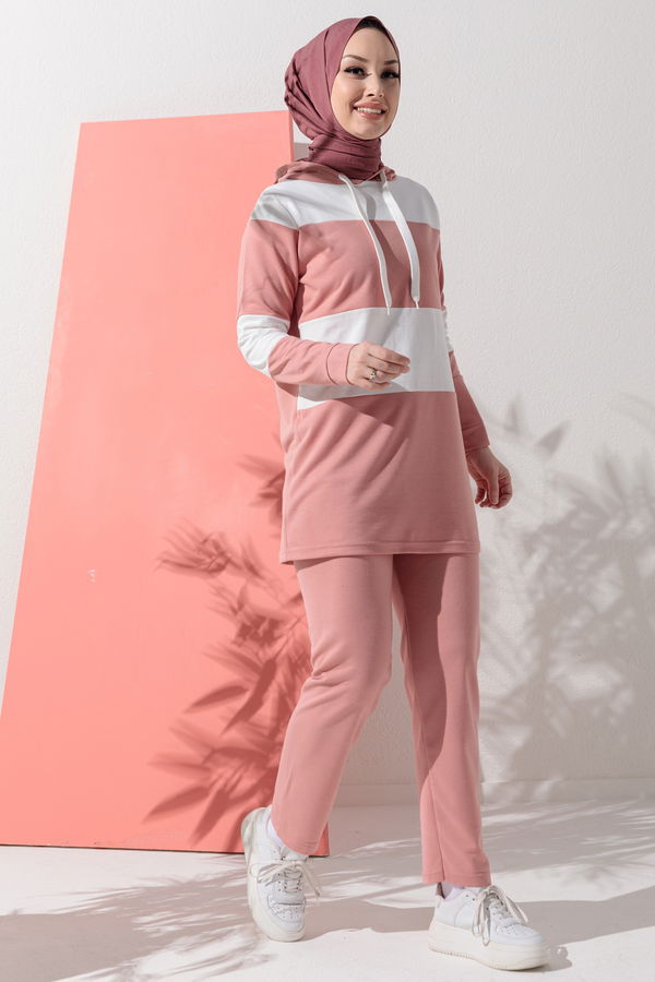 Tunik Pantolon Pembe - 3935 PEMBE