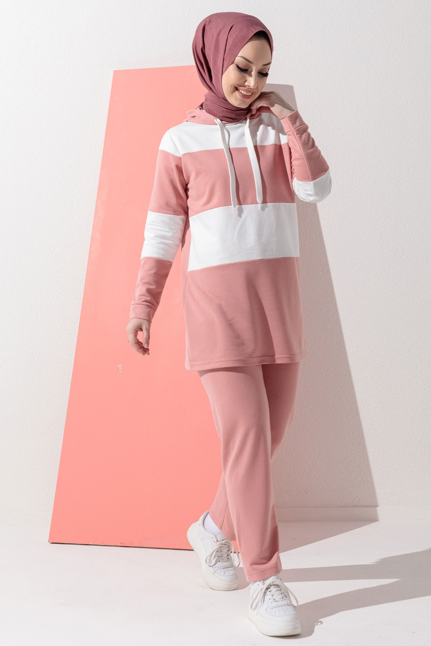 Tunik Pantolon Pembe - 3935 PEMBE
