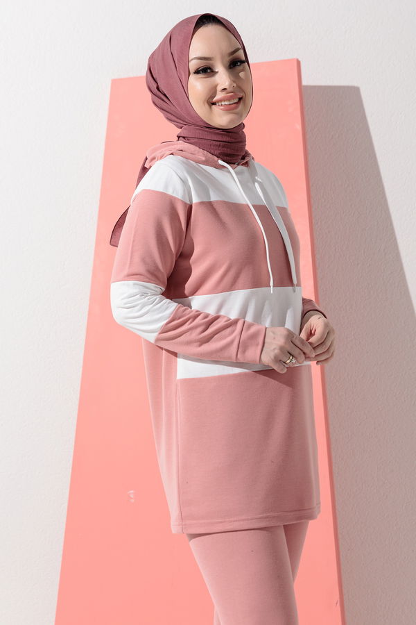 Tunik Pantolon Pembe - 3935 PEMBE