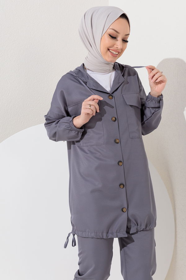 TUNIK PANTOLON Gri - 3711