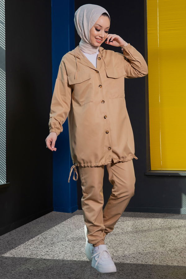 TUNIK PANTOLON Vizon - 3711