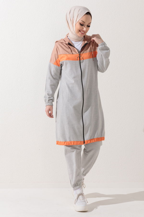 Tunık Pantolon Gri - 3923