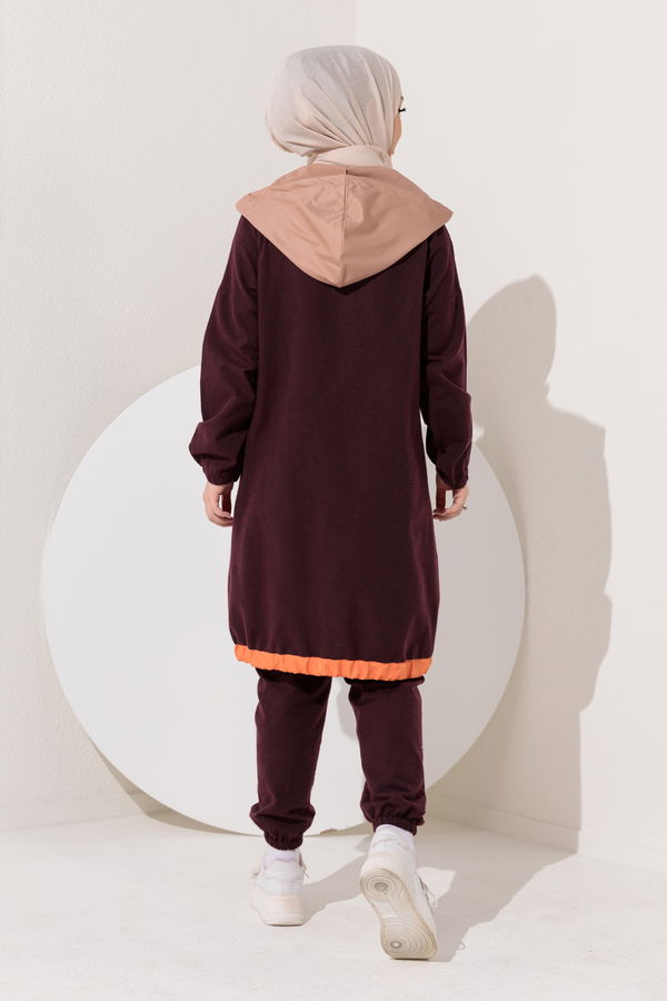 Tunık Pantolon Bordo - 3923