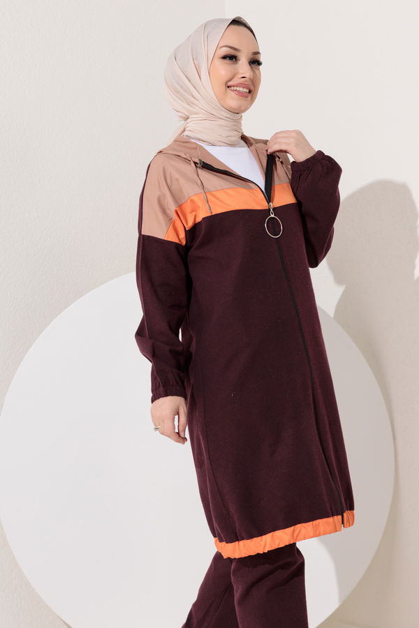 Tunık Pantolon Bordo - 3923