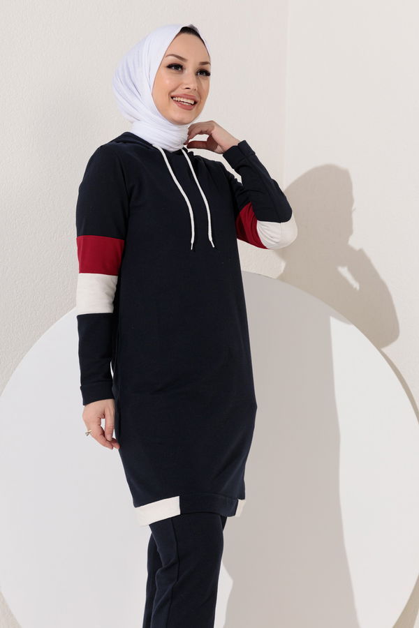 Tunık Pantolon Bordo - 3913
