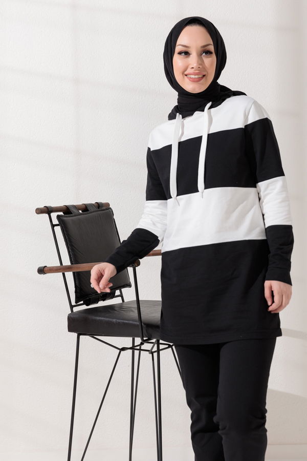 Tunik Pantolon Siyah - 3935