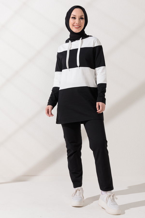 Tunik Pantolon Siyah - 3935